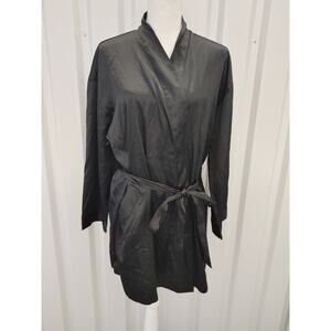 Victoria's Secret Knee Length Robe Sleep One Size Black